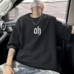 طباعة أوه قميص رجالي عريض، تي شيرت جرافيك رجالي صيفي للرجال للملابس الخارجية الصيفية، مناسب للرياضة والملابس الكاجوال