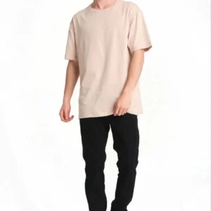 Erkek 24/1 Düz A Kalite Oversize T-shirt