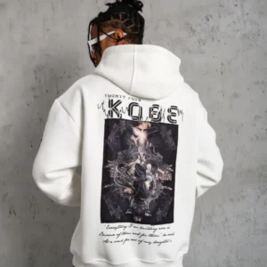 Erkek Baskılı Kapüşonlu Sweat