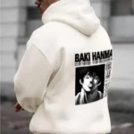 Erkek Baskılı Kapüşonlu ve Kordon İpli Sweat