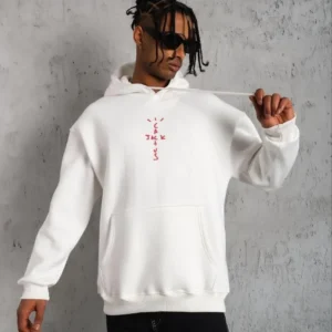 Erkek Kordonlu Arka Maske Kordon Saçlı Kapüşonlu