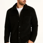 Erkek Pelüş Polar Hırka Gömlek – Yakalı, İlik Düğmeli, Göğüs Cepli, Yumuşak Dokulu Kışlık Regular Fit Rahat Günlük Model