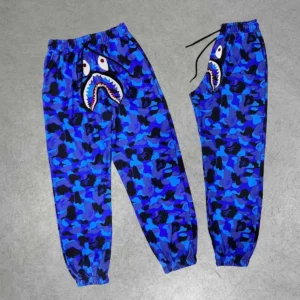 İki İplik Mevsimlik Bape Nakişli Eşofman Pantolon