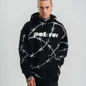 Unisex Kapşonlu Varak ve Pano Baskılı SweatShirt