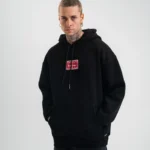 Double Oversize Kapşonlu Dijital Patchli SweatShirt