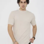 Unisex Bisiklet Yaka Slim fit T-Shirt