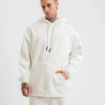 Unisex Double Oversize Kapşonlu Basic SweatShirt