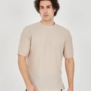 Unisex Jakar Kumaş Rahat Kol T-Shirt