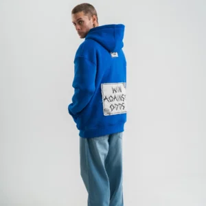 Unisex Kapşonlu Uzun Kol Patchli Nakışlı SweatShirt