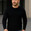 Erkek Fitilli Triko Kazak 2’li Set Bej Beyaz Kalın Dokuma Pamuklu Regular Fit Bisiklet Erkek Fitilli Triko Kazak 2’li Set Bej Beyaz Kalın Dokuma Pamuklu Regular Fit Bisiklet