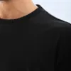 Erkek Düz Yazlık Kısa Kol Tişört Bisiklet Yaka Oversize T-shirt - Siyah Erkek Düz Yazlık Kısa Kol Tişört Bisiklet Yaka Oversize T-shirt - Siyah