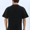 Erkek Düz Yazlık Kısa Kol Tişört Bisiklet Yaka Oversize T-shirt - Siyah Erkek Düz Yazlık Kısa Kol Tişört Bisiklet Yaka Oversize T-shirt - Siyah
